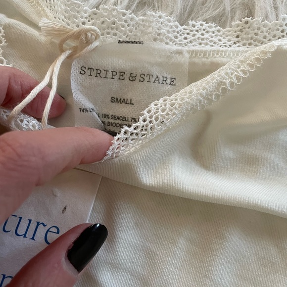 NWT Stripe & Stare Biodegradable Lace Cami S Shopbop sold out - Picture 10 of 11